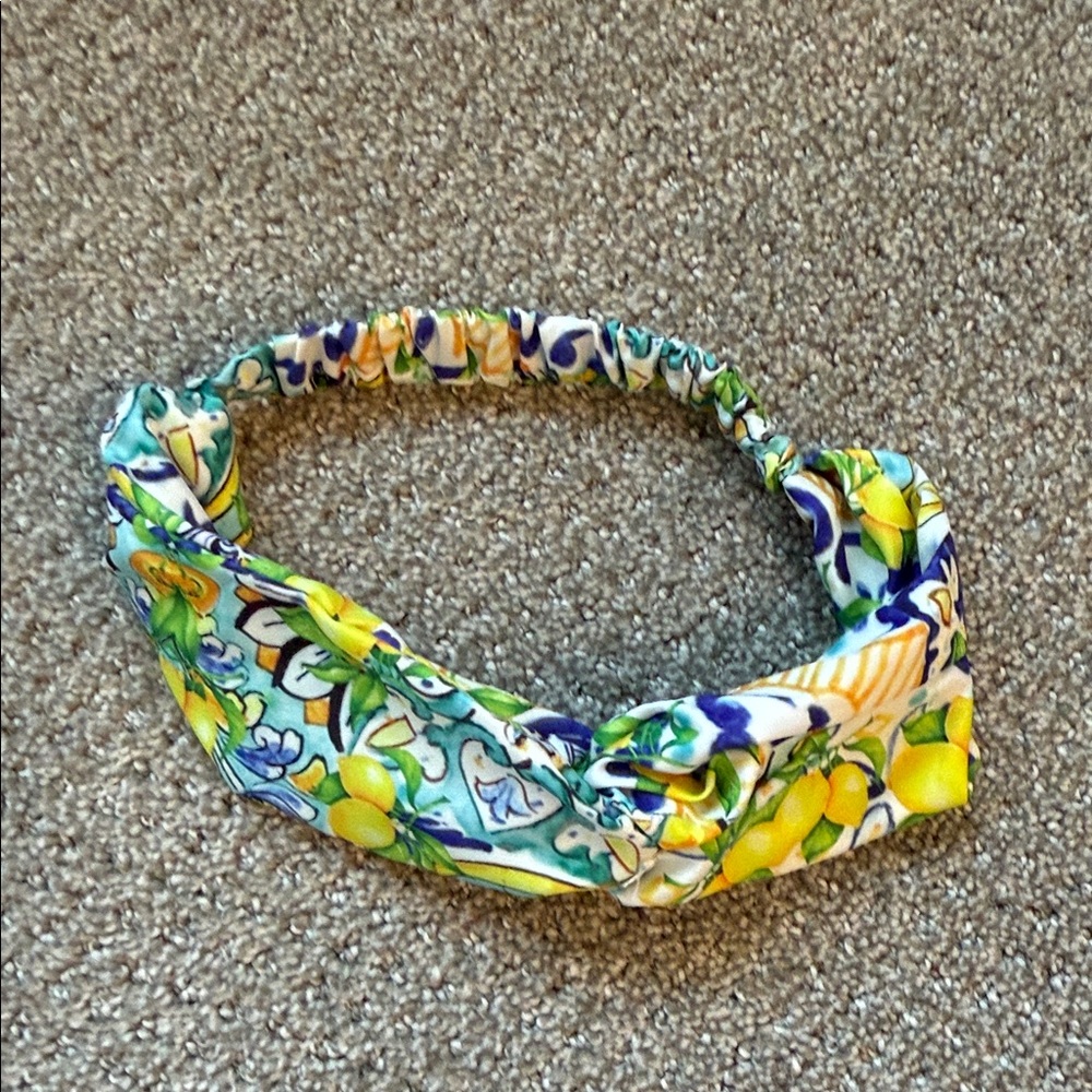 Floral Print Headband - Multicolor